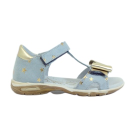 Sandalen Sterne mit Schleife Ren But 3199 gelb blau