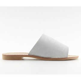 H8-116 Graue gerade graue Hausschuhe