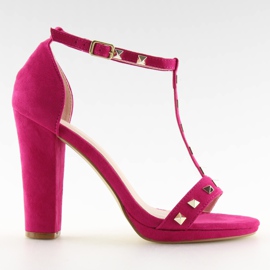 Sandalen auf der Post Fuchsia A03 Fuchsia rosa