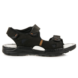Mckeylor Ledersandalen schwarz
