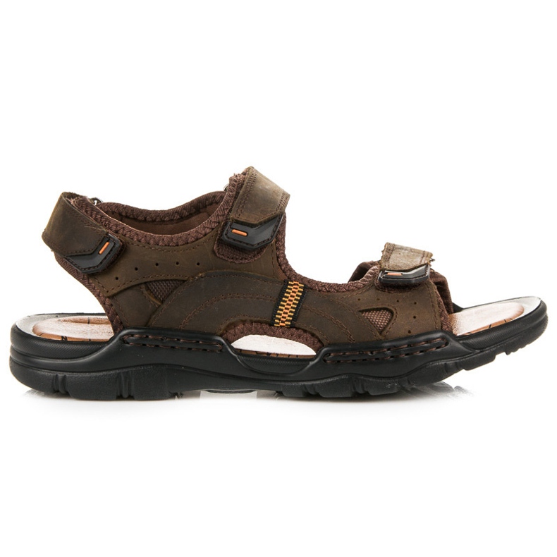 MCKEYLOR - Ledersandalen braun