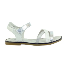 American Club Amerikanische Sandalen Kinderschuhe Lederinnensohle grau