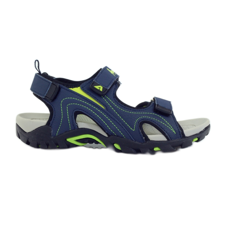 American Club Amerikanische Sandalen Kinderschuhe Schaumstoffeinlage navy blau