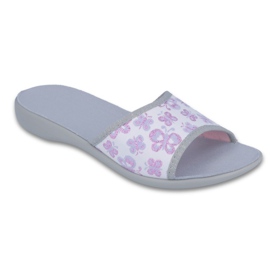 Befado Damenschuhe VPE 300D041 grau rosa