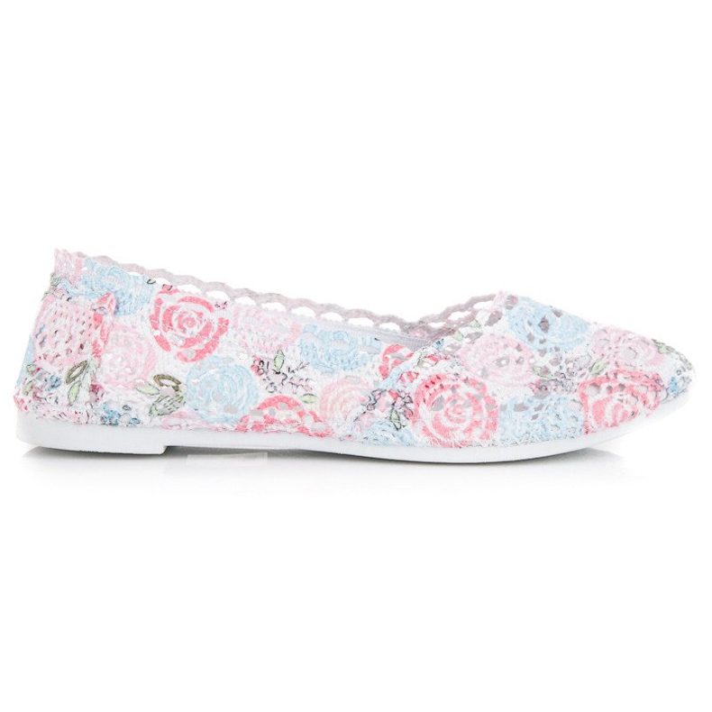 Seastar Ballerinas aus Boho-Spitze mehrfarbig