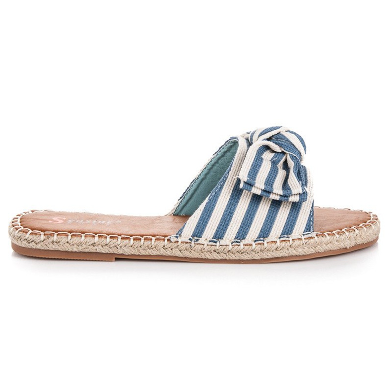 Seastar Stylische gestreifte Flip-Flops blau