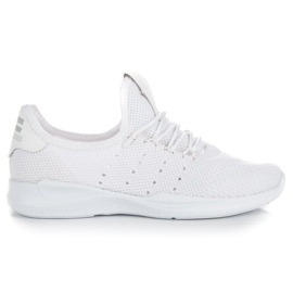 Weiße Sneaker zum Hineinschlüpfen