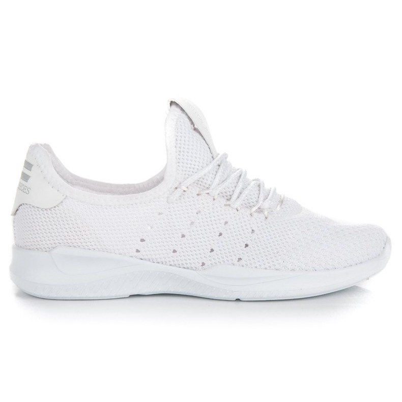 Weiße Sneaker zum Hineinschlüpfen