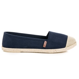 McKey Marineblaue Espadrilles aus Wildleder