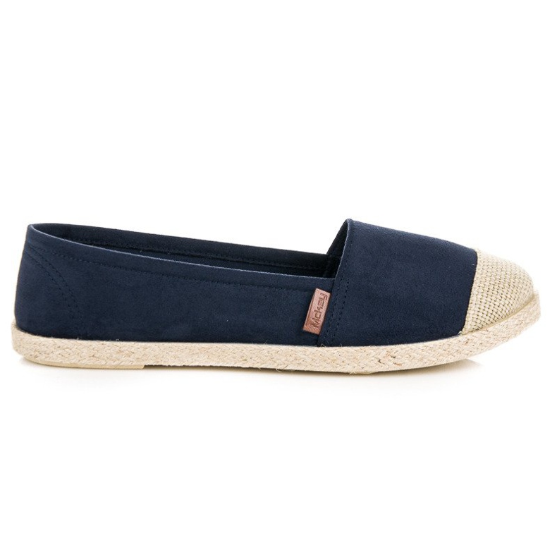 McKey Marineblaue Espadrilles aus Wildleder