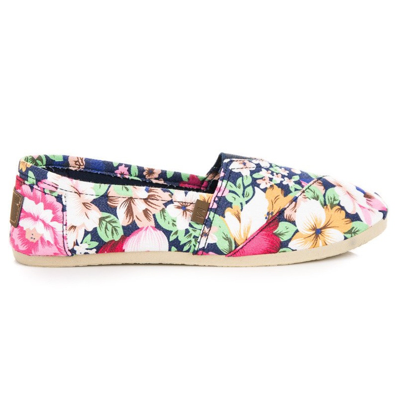 McKey Leichte Espadrilles mit Blumen mehrfarbig