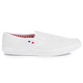 McKey Weiße Sneaker zum Hineinschlüpfen