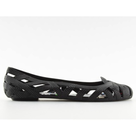 Ballerinas meliski schwarz durchbrochen KM127 schwarz