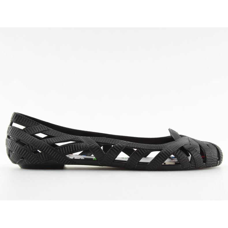 Ballerinas meliski schwarz durchbrochen KM127 schwarz