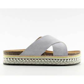 Graue Espadrilles H55 grau