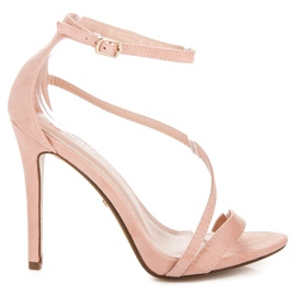 Seastar Elegante Sandalen mit hohem Absatz rosa