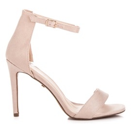 Seastar Beige Sandalen auf hohem Absatz