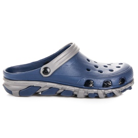 Hasby Navy Herren Flip-Flops grau marineblau