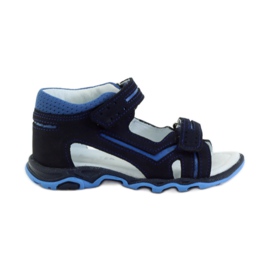 Sandalen mit Klettverschluss Bartek 31825 marineblau navy blau