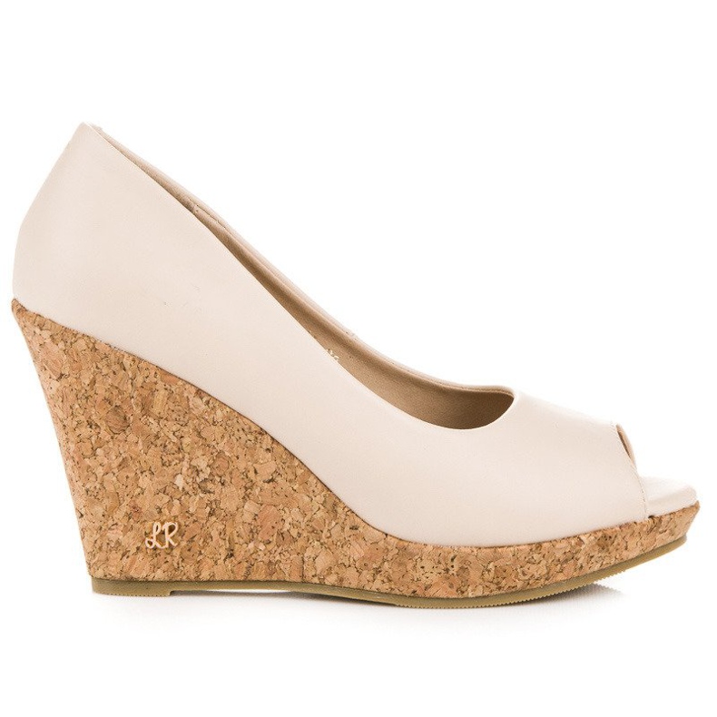 Pumps mit Keilabsatz offen VICES braun