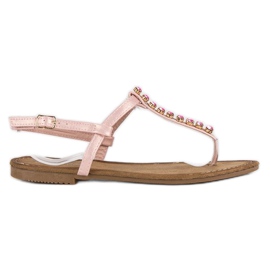 Comer Hellrosa Sandalen