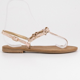 Comer Sandalen mit Schnallenverschluss rosa