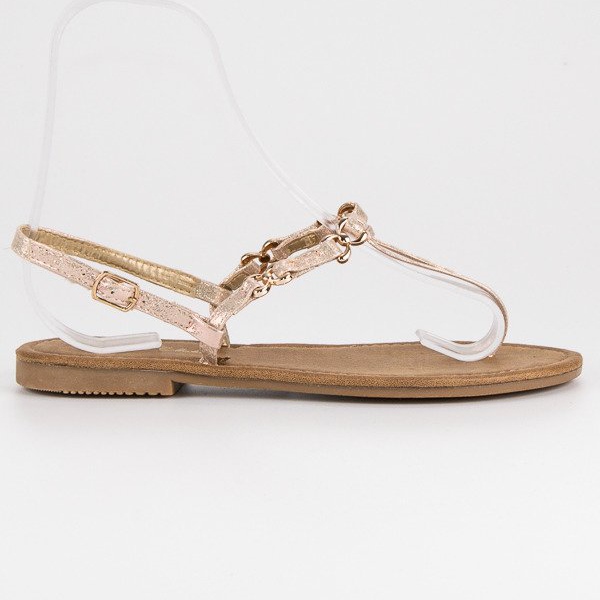 Comer Sandalen mit Schnallenverschluss rosa