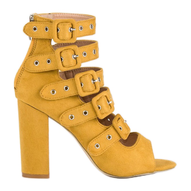 Vices Rocksandalen auf dem Lasterpfosten gelb