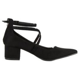 VICES Wildlederpumps schwarz