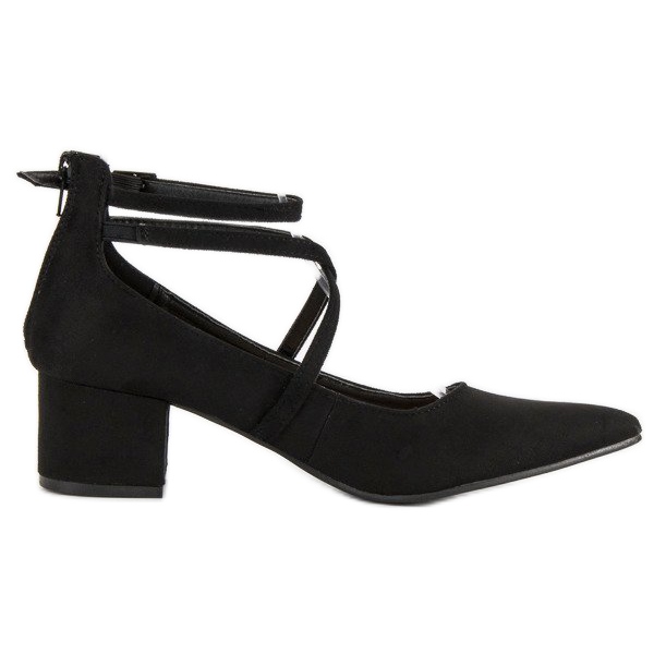 VICES Wildlederpumps schwarz