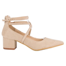 VICES Wildlederpumps braun