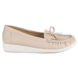 Tullo Beige Slipper für Damen
