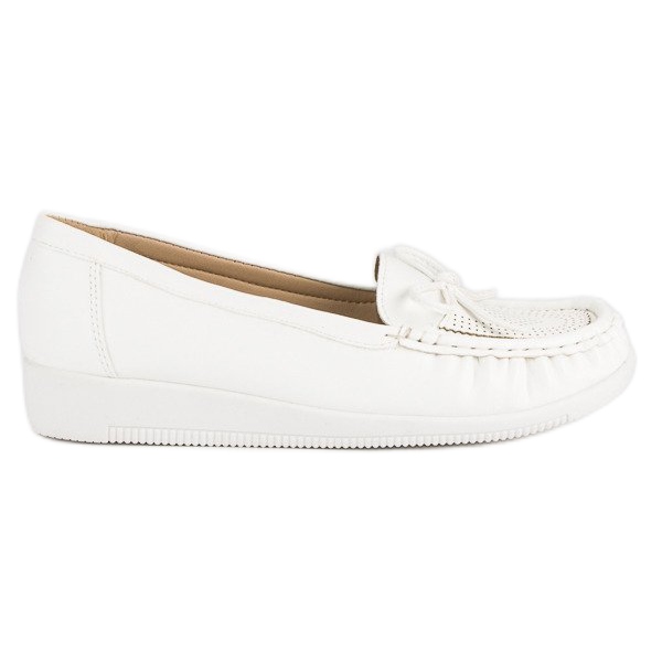 Tullo Weiße Loafer für Damen