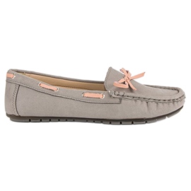 Tullo Stilvolle Wildleder-Loafer grau