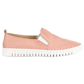 Tullo Rosa Wildleder Slipper