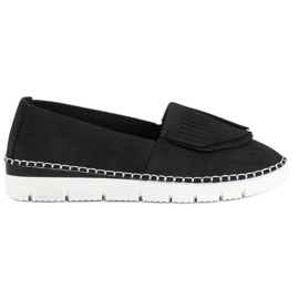 Vices Boho-Slip-On-Schuhe schwarz