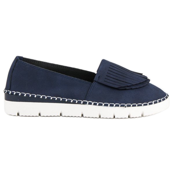 Vices Boho-Slipper blau