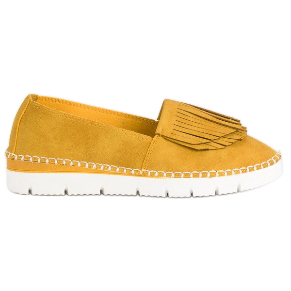 Vices Boho-Slipper gelb
