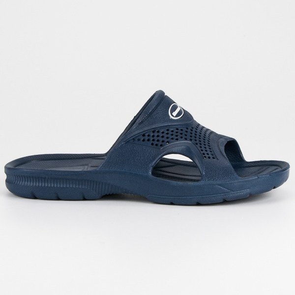 Hasby Dunkelblaue Gummi-Flip-Flops navy blau