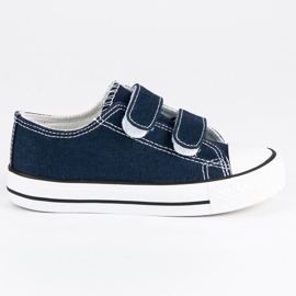 Kletterturnschuhe für Kinder marineblau