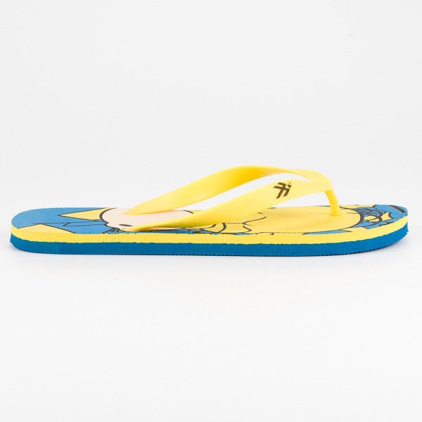 Ax Boxing Bequeme Flip-Flops gelb blau