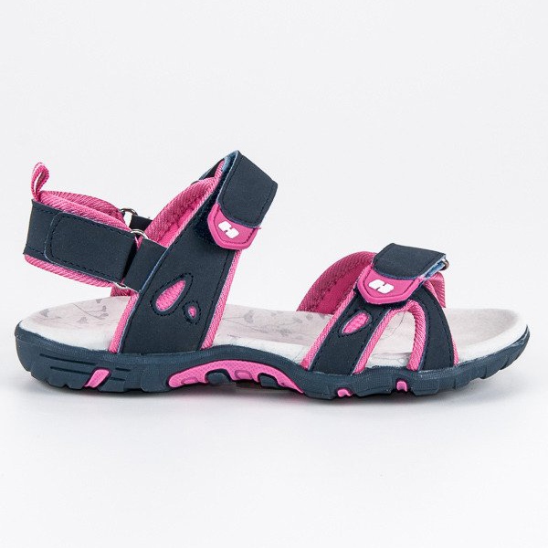 Hasby Bequeme Klett-Sandalen blau