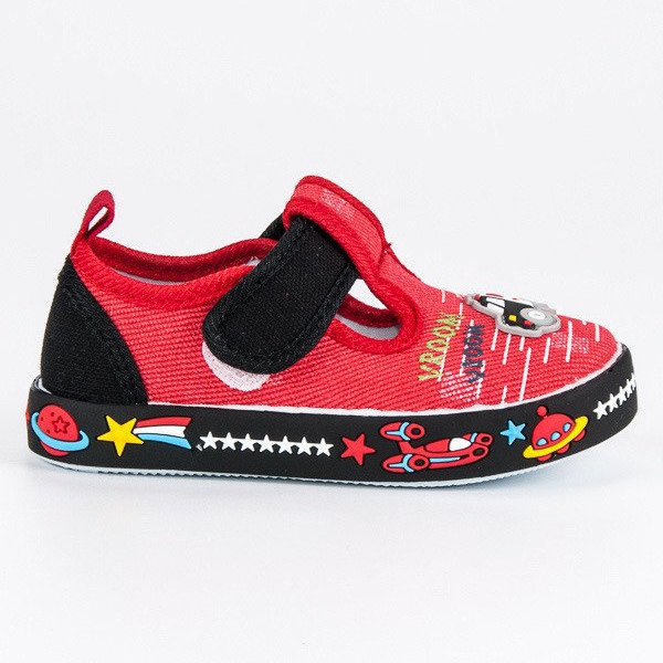 American Club Rote amerikanische Turnschuhe