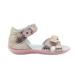 Sandalen Blumen Bartek 31794 rosa gelb