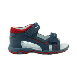 Sandalen mit Klettverschluss Bartek 31825 marineblau navy blau rot