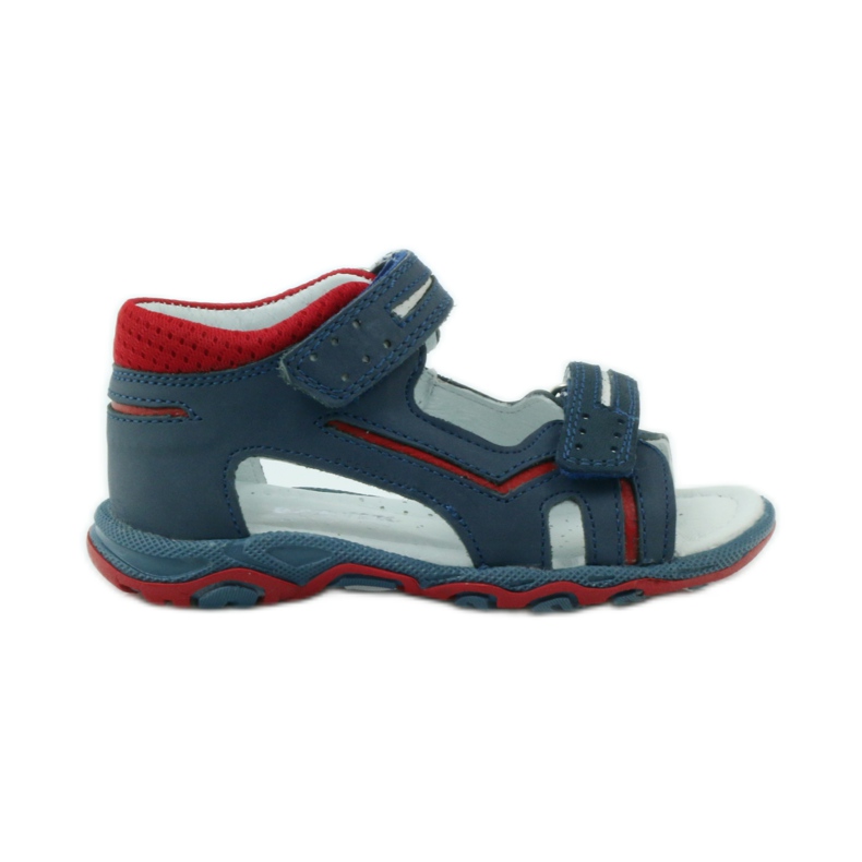 Sandalen mit Klettverschluss Bartek 31825 marineblau navy blau rot