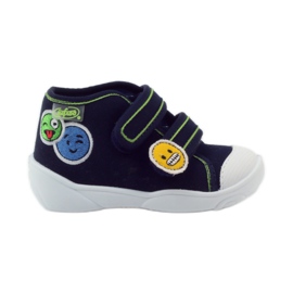 Hausschuhe Jungen Turnschuhe Befado Rüben marineblau