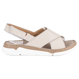 Filippo Bequeme flache Sandalen braun