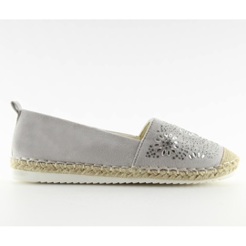 Grau 5599-1 Graue Espadrilles