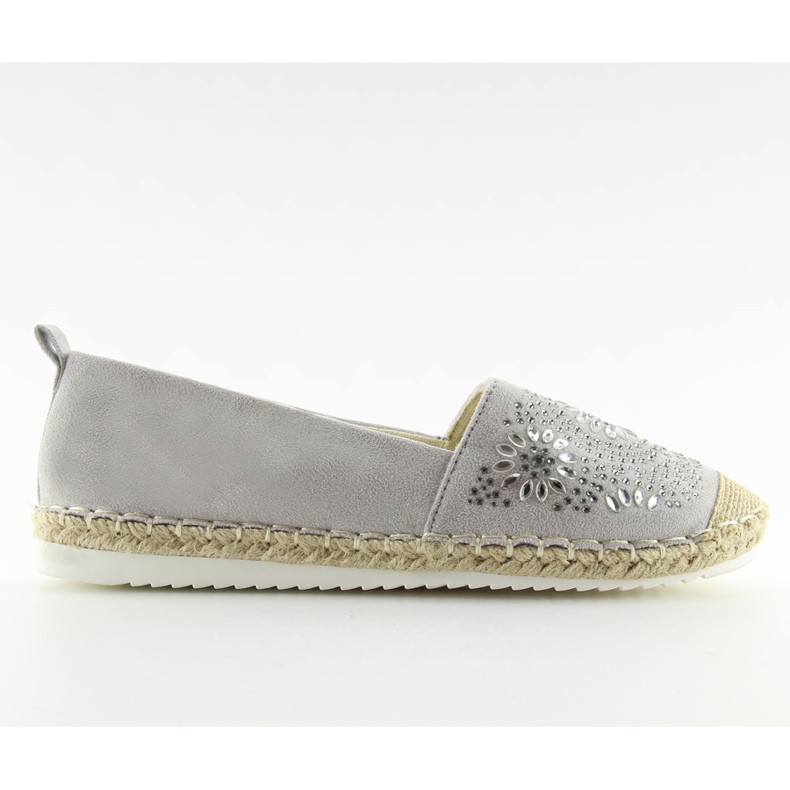 Grau 5599-1 Graue Espadrilles